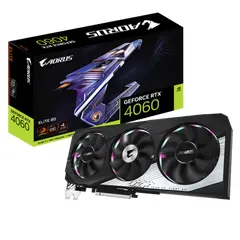 4 - Видеокарта Gigabyte GV-N4060AORUS E-8GD, 8GB GDDR6 128бит