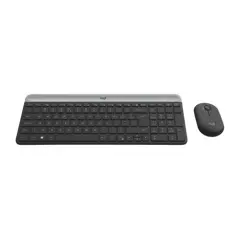 5 - Клавиатура и мышь Logitech MK470, Беспроводное, Графитовый
