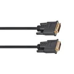 4 - Видеокабель Cablexpert CC-DVI2-BK-15, DVI-D (M) - DVI-D (M), 4,5м,...