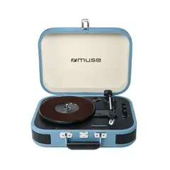 2 - Виниловый проигрыватель MUSE MT-201 BTB, Синий