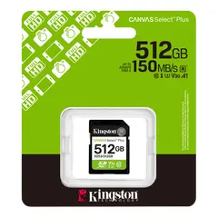 3 - Карта памяти Kingston Canvas Select Plus, 512Гб (SDS3/512GB)