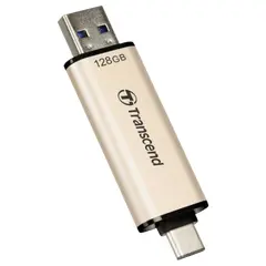 3 - USB Flash накопитель Transcend JetFlash 930C, 128Гб, Золотистый