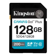 2 - Карта памяти Kingston Canvas Go! Plus, 128Гб (SDG4/128GB)