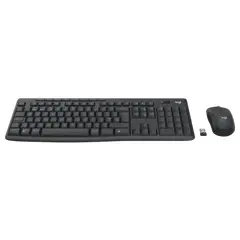 6 - Клавиатура и мышь Logitech MK370, Беспроводное, Чёрный