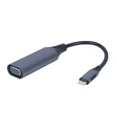 6 - Видеоадаптер Cablexpert A-USB3C-VGA-01, USB Type-C (M) - VGA D-Sub...