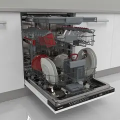6 - Посудомоечная машина Sharp QWNI54I44DXEU, Белый