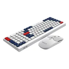 5 - Клавиатура Havit KB830WB, Беспроводное, Белый