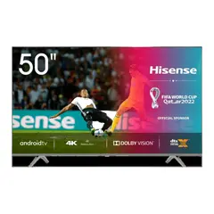 4 - 50" LED SMART Телевизор Hisense H50A7400F, 3840 x 2160 4K, Android...