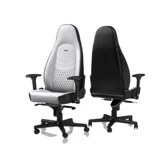 4 - Игровое кресло Noblechairs Icon, Искусственная кожа, Белый/Чёрный