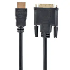 4 - Видео кабель Cablexpert CC-HDMI-DVI-7.5MC, HDMI (M) - DVI-I (M),...