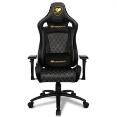 2 - Игровое кресло Cougar Armor S, ПВХ Кожа, Черный/Золотой