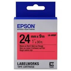 2 - Картридж с лентой Epson LK-6RBP, 24 мм x 9 м