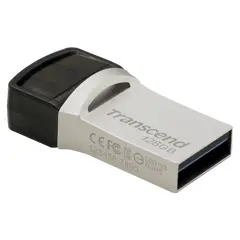 3 - USB Flash накопитель Transcend JetFlash 890, 128Гб, Серебристый