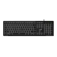 2 - Клавиатура Genius SlimStar 820, Проводное, Чёрный