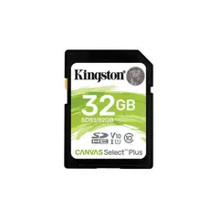 5 - Карта памяти Kingston Canvas Select Plus, 32Гб (SDS2/32GB)