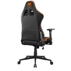6 - Игровое кресло Cougar Armor One V2 Gold, ПВХ Кожа, Черный | Золотистый