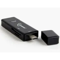 3 - Кардридер Gembird UHB-CR3IN1-01, USB Type-C, Чёрный