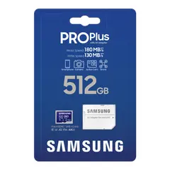 2 - Карта памяти Samsung PRO Plus MicroSD, 512Гб (MB-MD512SA/APC)