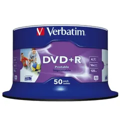 2 - DVD Verbatim VDP1650+, 50шт, Cake