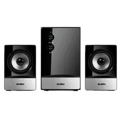 4 - Компьютерные колонки 2.1 SVEN MS-90, Серебристый