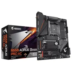 6 - Материнская плата Gigabyte B550 AORUS PRO AC, AM4, AMD B550, ATX