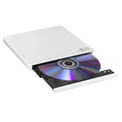 3 - DVD-RW дисковод LG GP60NB60, USB 2.0, Белый