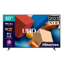 6 - 50" LED SMART Телевизор Hisense 50A6K, 3840x2160 4K UHD, VIDAA U6.0,...
