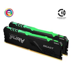 5 - Оперативная память Kingston FURY Beast RGB, DDR4 SDRAM, 3200 МГц,...