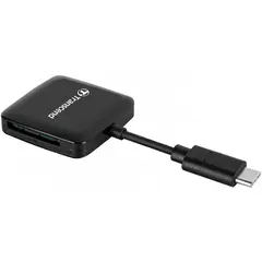 6 - Кардридер Transcend TS-RDC3, USB Type-C, Чёрный