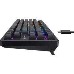 6 - Клавиатура Havit KB892L, Проводное, Чёрный
