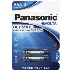 3 - Батарейки Panasonic LR03EGE, AAA, 2шт.