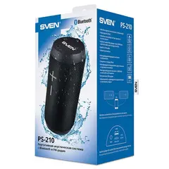 3 - Портативная колонка SVEN PS-210, Чёрный