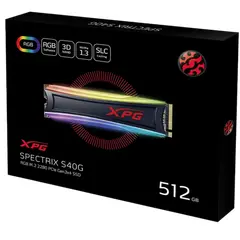 5 - Накопитель SSD ADATA XPG GAMMIX S40G RGB, 512Гб, AS40G-512GT-C