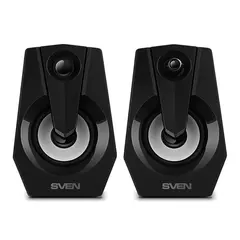 3 - Компьютерные колонки 2.0 SVEN "370", Чёрный