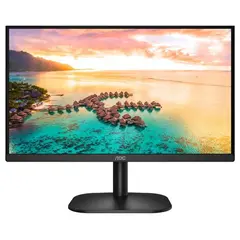 23.8" AOC "24B2XH", Black (IPS, 1920x1080, 7ms, 250cd, LED20M:1, D-Sub+HDMI,...