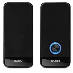 5 - Компьютерные колонки 2.0 SVEN "320", Чёрный