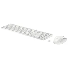 2 - Клавиатура и мышь HP 650, Беспроводное, Белый