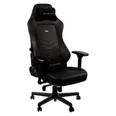 6 - Игровое кресло Noblechairs Hero, Натуральная кожа, Чёрный