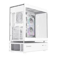6 - Компьютерный корпус Gamemax N80 WH, Midi-Tower, Без блока питания, Белый