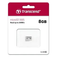2 - ..8GB MicroSD (Class 10) UHS-I (U1) , Transcend "TS8GUSD300S"...