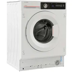 2 - Стиральная машина Sharp ESNIB814BWNAEE, 8кг, Белый