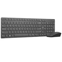 5 - Клавиатура и мышь Lenovo 4X30T25796, Беспроводное, Серый