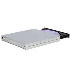 5 - DVD-RW дисковод Gembird DVD-USB-02-SV, USB 2.0, Серебристый