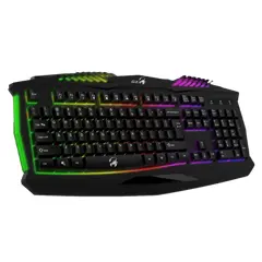 6 - Клавиатура Genius SCORPION K220, Проводное, Чёрный