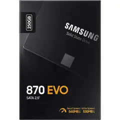 3 - Накопитель SSD Samsung 870 EVO MZ-77E250, 250Гб, MZ-77E250BW