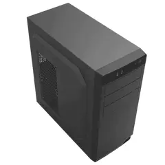 4 - Компьютерный корпус Sohoo 5916BG, Midi-Tower, ATX, Черный/Серый