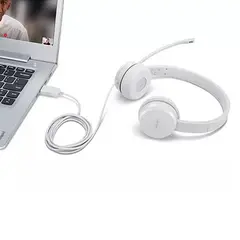2 - Наушники Lenovo 110 Stereo, Белый
