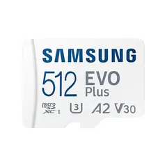 6 - Карта памяти Samsung EVO Plus MicroSD, 512Гб (MB-MC512KA/RU)