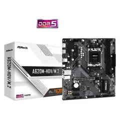 5 - Материнская плата ASRock A620M-HDV/M.2, AM5, AMD A620, Micro-ATX