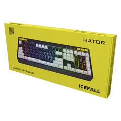 3 - Клавиатура HATOR Icefall, Проводное, Чёрный